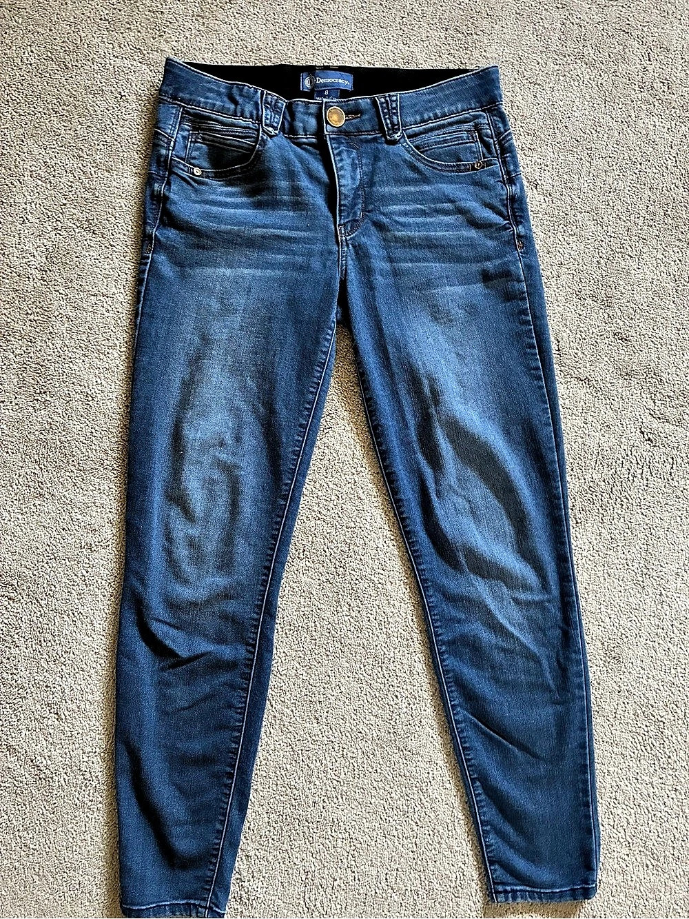 Democracy Absolution Women's Skinny Jeans Size 8 Blue
